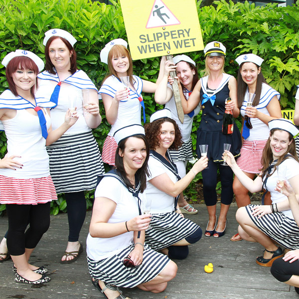 Sailor girls hen party